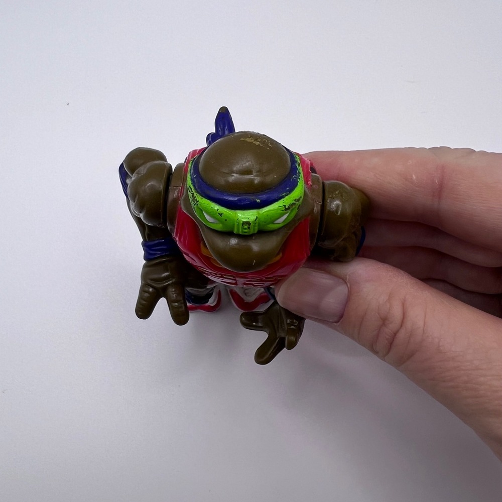 Teenage Mutant Ninja‎ Turtles Powerliftin' Don Action Figure 1991 Turtle Games - Picture 6 of 7